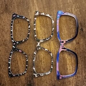 Pair Larkin Fantasy Toppers x3